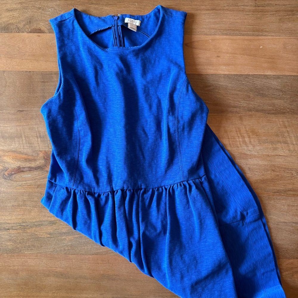J. Crew Fit and Flare Dress - royal blue - women’s small
